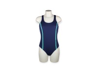 Costume intero piscina anticloro California blu 