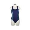 Costume intero piscina anticloro California blu 