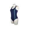 Costume intero piscina anticloro California blu 